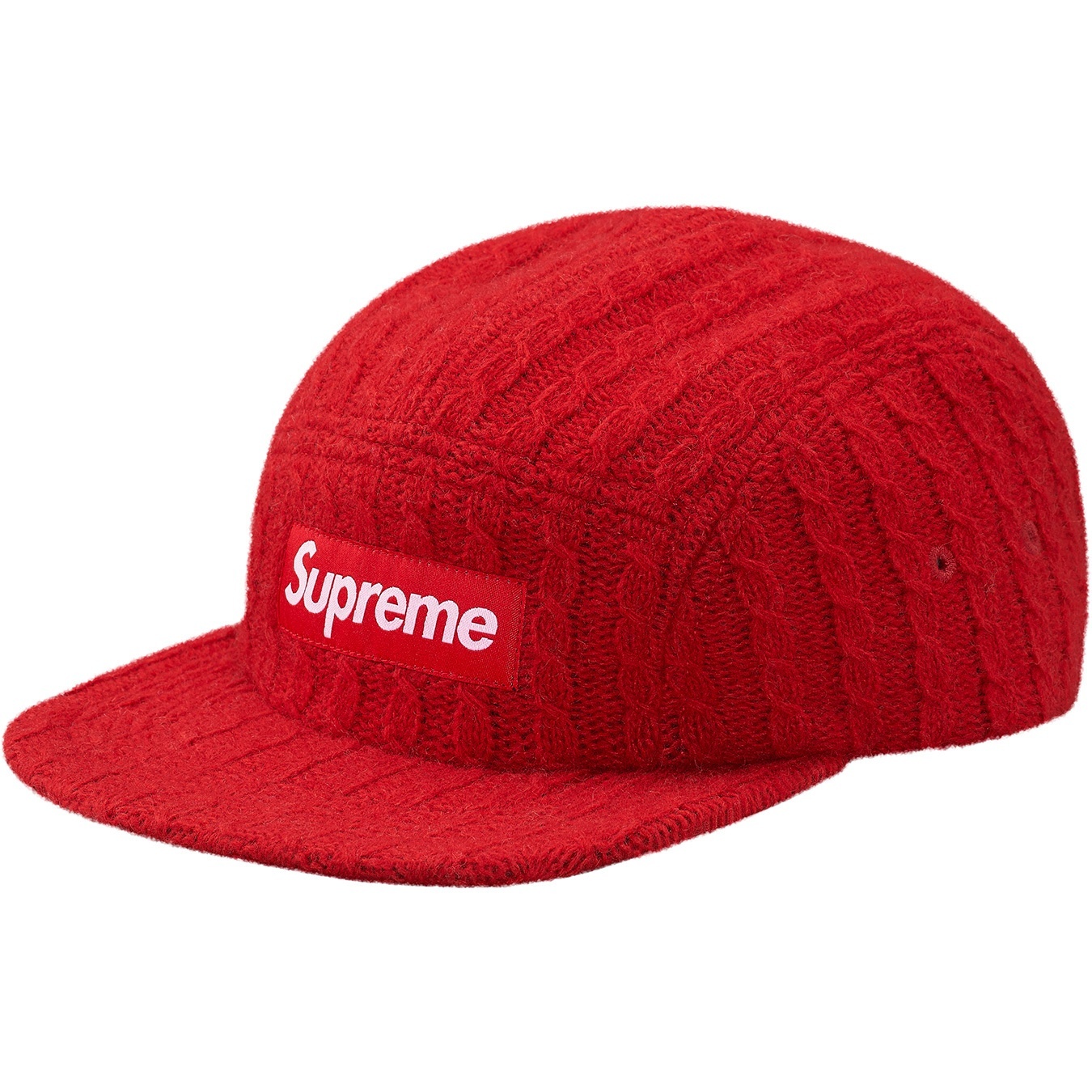 Fitted Cable Knit Camp Cap view 6